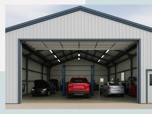 Ангары из сэндвич панелей от 608 руб. в Мценск