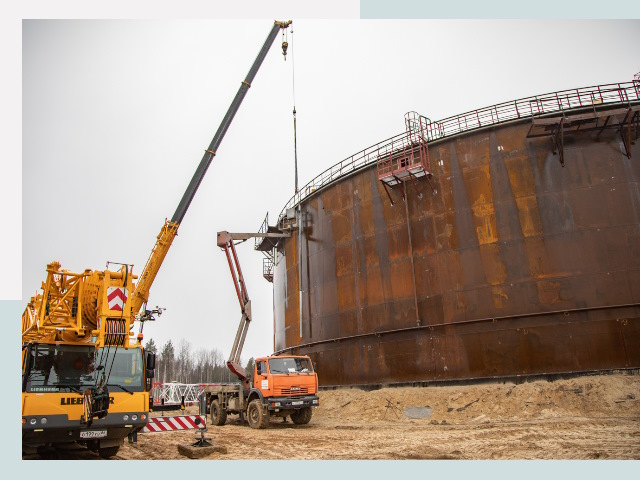 Монтаж резервуаров в Мценске от 608 руб. за м³