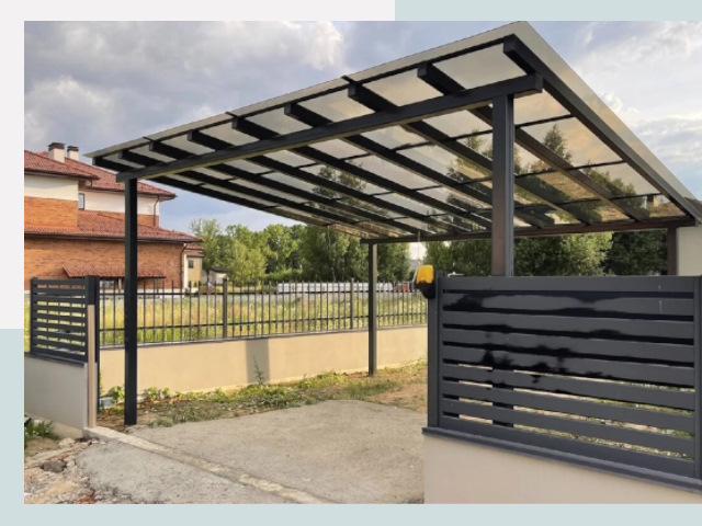 Металлические навесы в Мценск от 608 руб. за м²