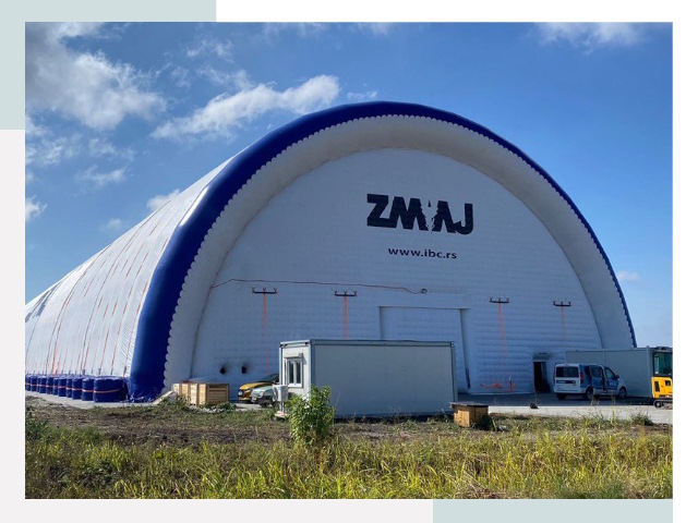 Брендирование ангаров в Мценске