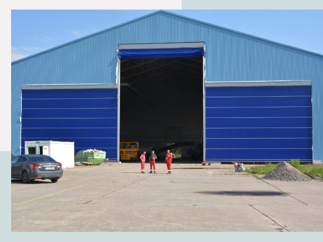 Ангарные ворота в Мценск от СтальСтрой-Мцн по цене 608 руб.