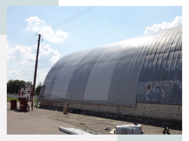 Ремонт ангаров в Мценске