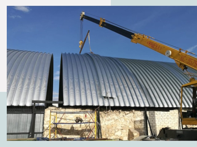 Реконструкция ангаров в Мценске от 608 руб.