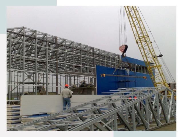 Монтаж ангаров в Мценске