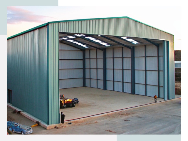 Строительство ангаров в Мценске